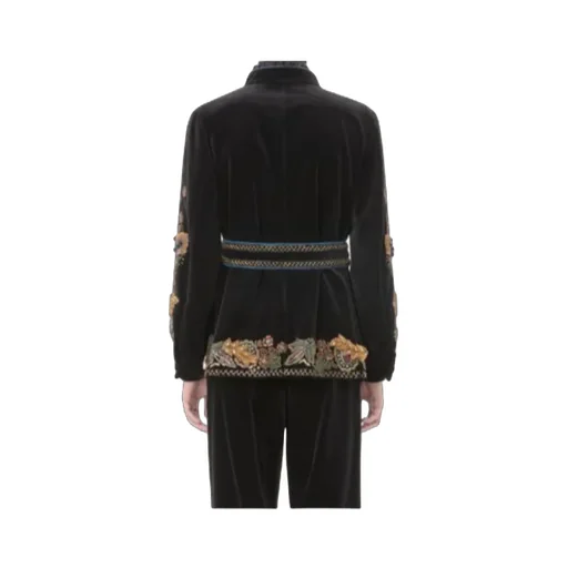 Beaded Velvet Overshirt