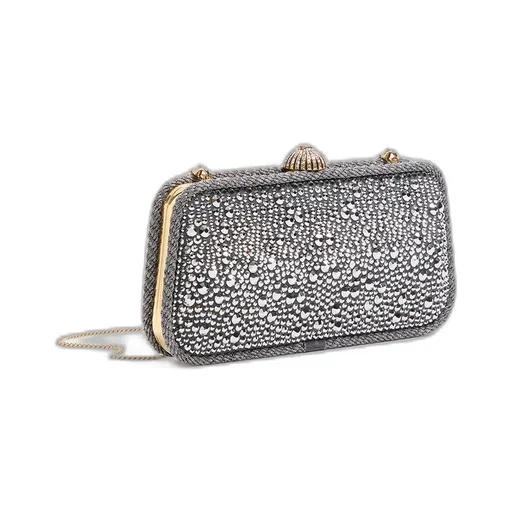 Valentino Garavani Carry Secrets Minaudiere With Rhinestones