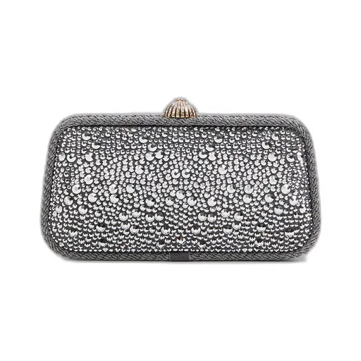 Valentino Garavani Carry Secrets Minaudiere With Rhinestones