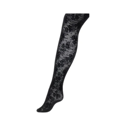 Floral-Lace Tights
