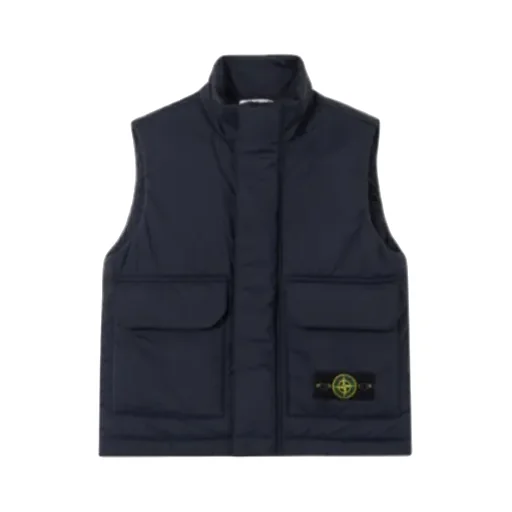 Stone Island Junior Logo Patch Down Vest