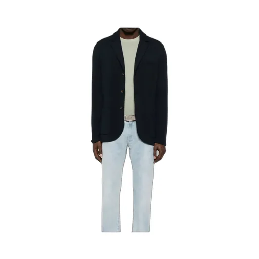 Single-Breasted Knitted Blazer