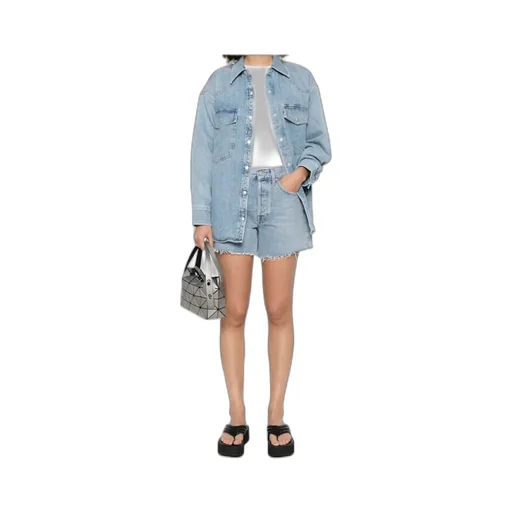 Five-Pocket Denim Shorts