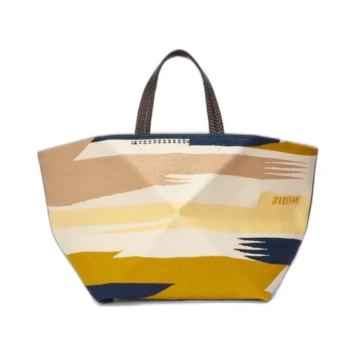 Canvas Jigsaw Folding Handbag