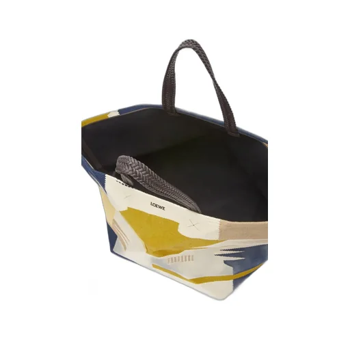 Canvas Jigsaw Folding Handbag