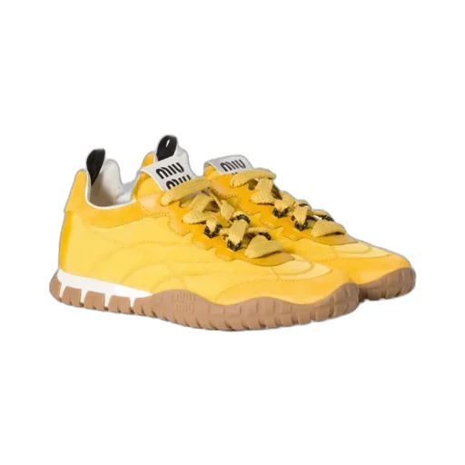 Tyre Technical Fabric And Suede Sneakers