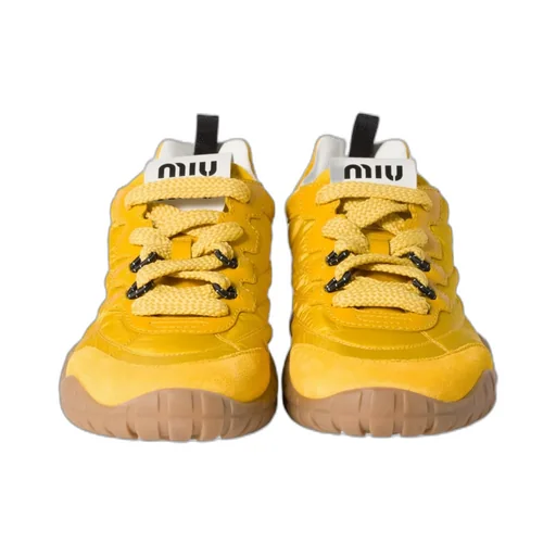 Tyre Technical Fabric And Suede Sneakers