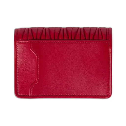 Matelassé Nappa Leather Card Holder