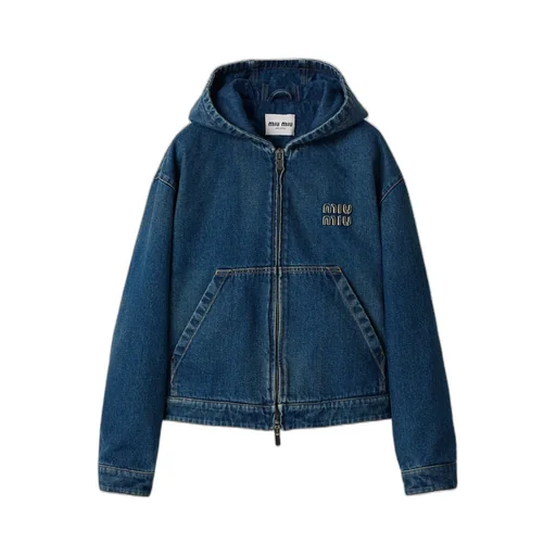 Denim Hoodie Jacket