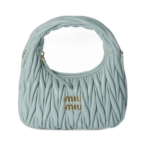 Wander Matelassé Nappa Leather Hobo Bag