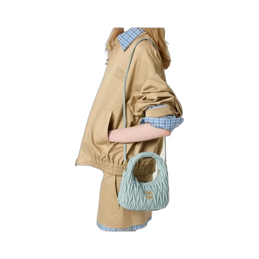 Wander Matelassé Nappa Leather Hobo Bag