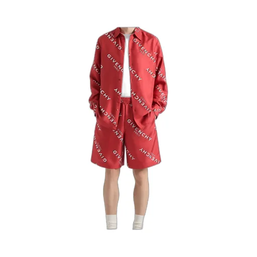 Givenchy Logo Shadow Printed Bermuda Shorts
