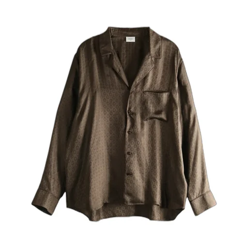 Saint Laurent Collared Long-Sleeve Shirt
