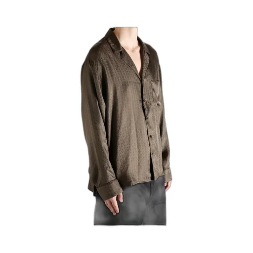 Saint Laurent Collared Long-Sleeve Shirt