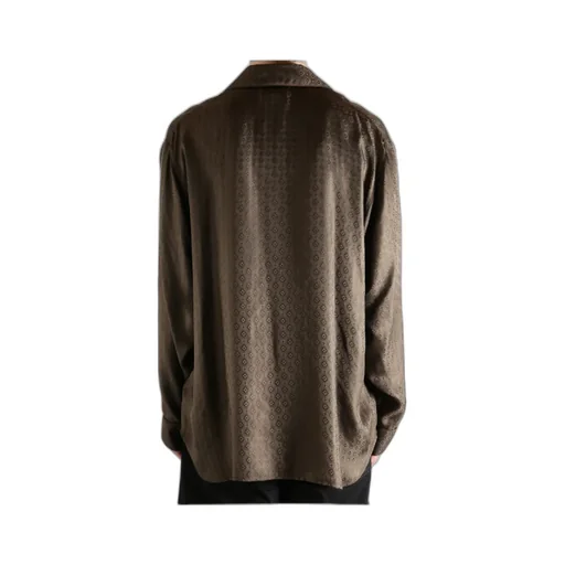 Saint Laurent Collared Long-Sleeve Shirt