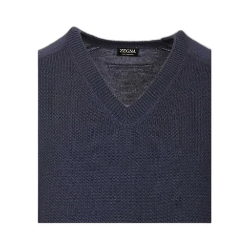 Zegna Oasi Long-Sleeved V-Neck Jumper