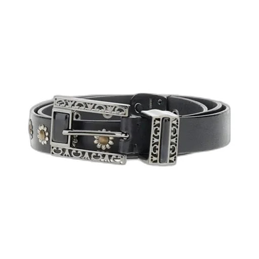 Golden Goose Deluxe Brand Flower Studded Buckle Belt