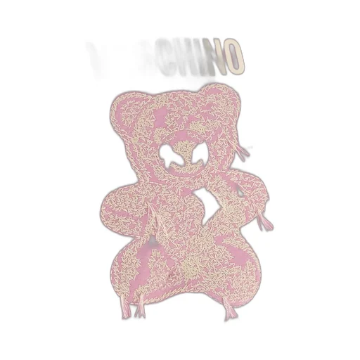 Moschino Teddy Bear Embroidered Crewneck Sweatshirt
