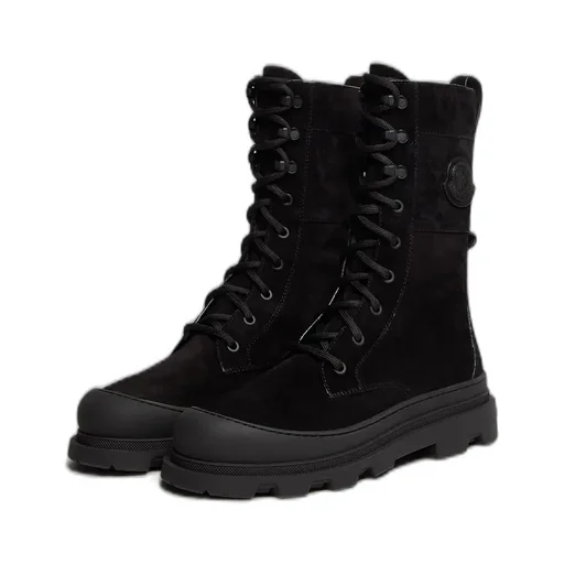 Vera High Suede Lace-Up Boots
