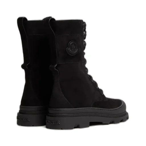 Vera High Suede Lace-Up Boots