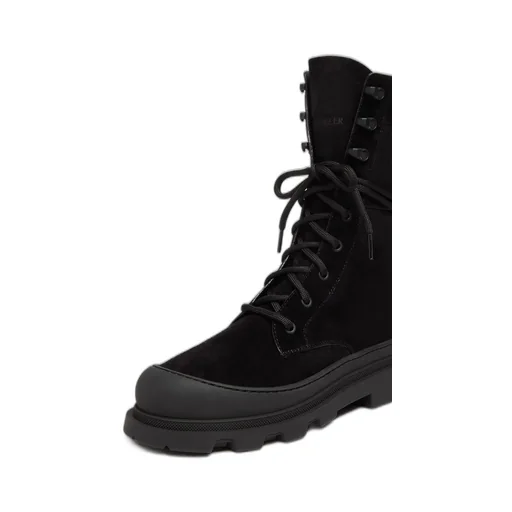 Vera High Suede Lace-Up Boots
