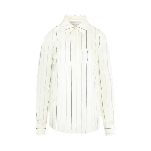 Gabriela Hearst Striped Button-Up Top