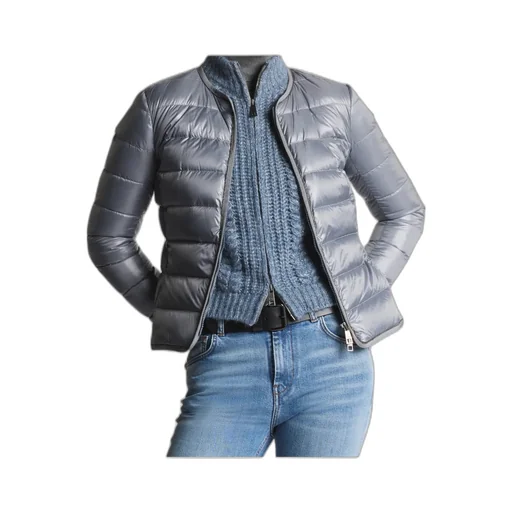 Fay Zip-Up Quilted Jacket