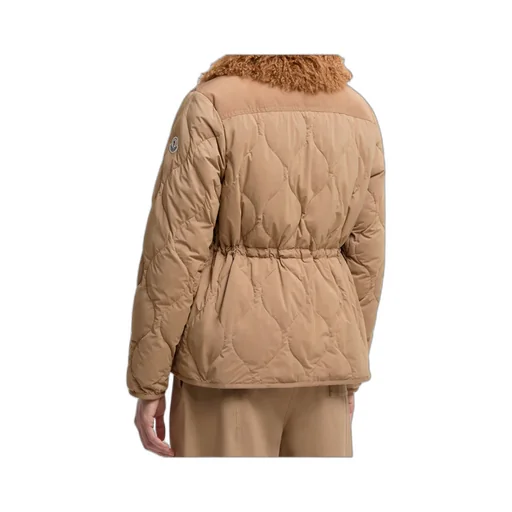 Moncler Quintin 3-In-1 Shearling-Trimmed Short Quilted Jacket