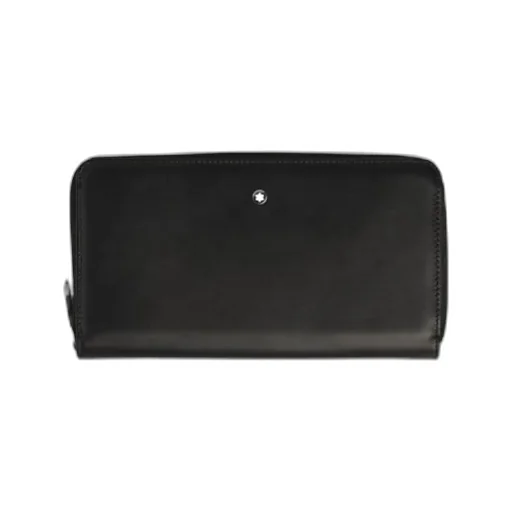 Zip-Around Leather Wallet