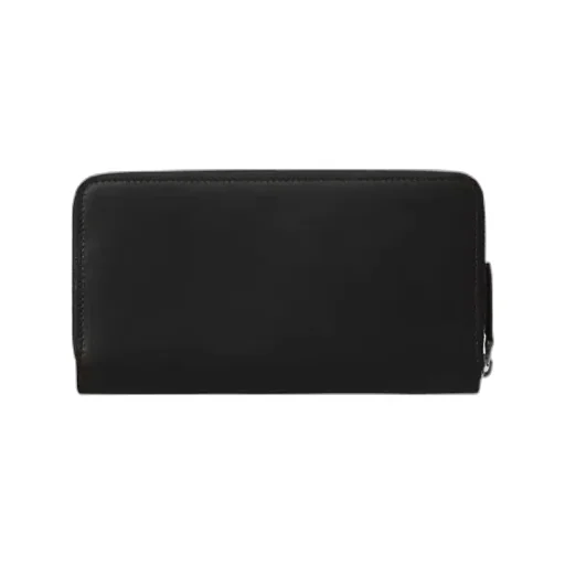 Zip-Around Leather Wallet