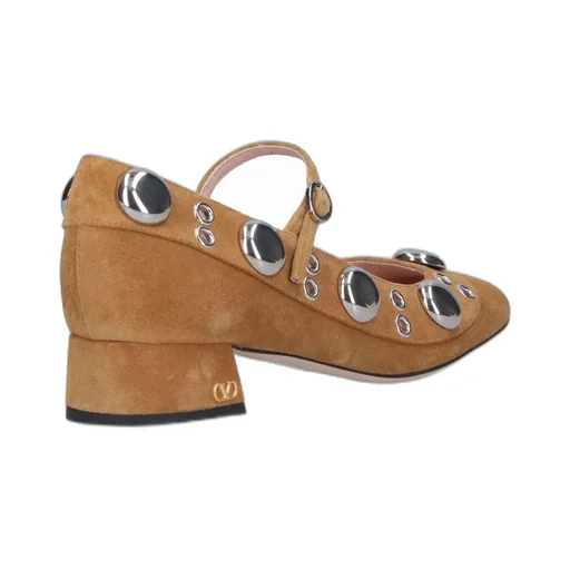 Valentino Vlogo Signature Eyelet Detailed Pumps