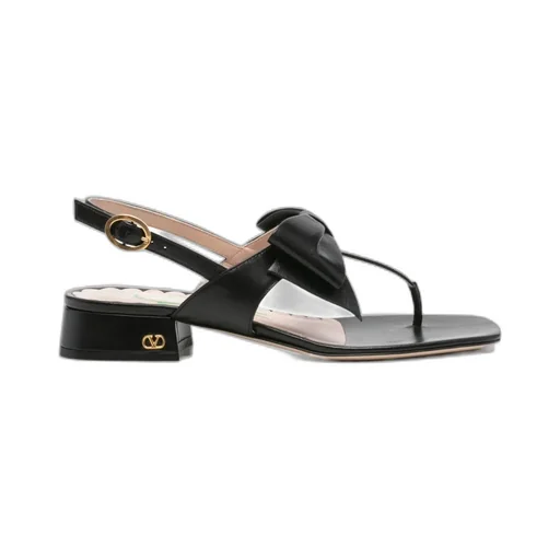Bow-Embellished Sandals