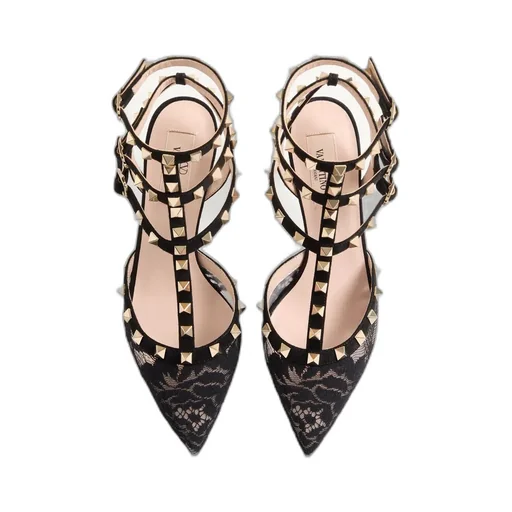 Valentino Garavani Rockstud Pointed Toe Pumps