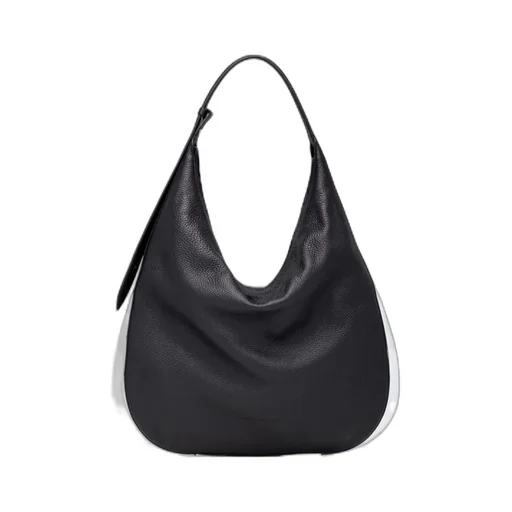 Logo Embossed Shoulder Bag