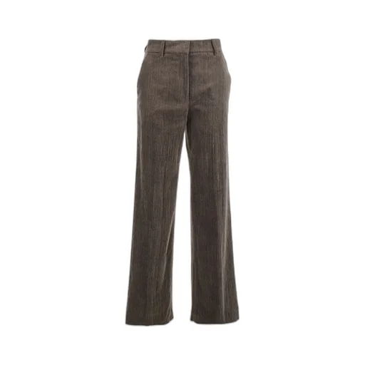 Antonelli Velvet Straight-Leg Pants
