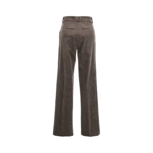 Antonelli Velvet Straight-Leg Pants