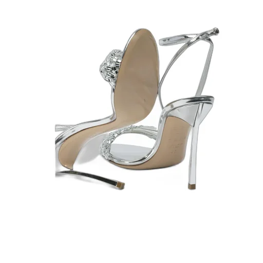 Round-Toe High-Heeled Sandals