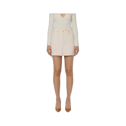 Zip Mini Skirt