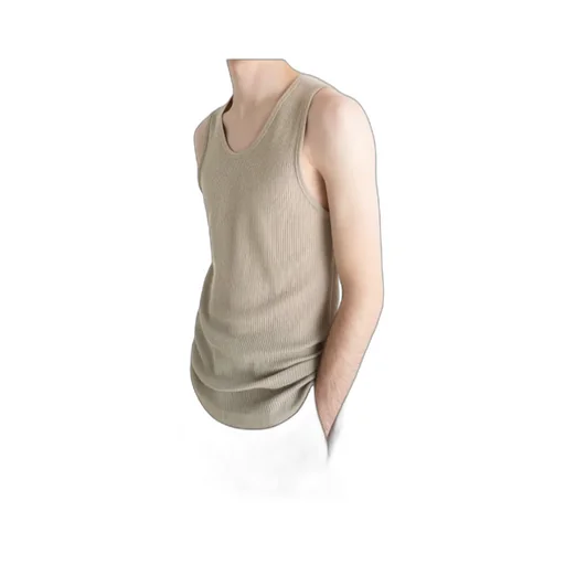 Ribbed Crewneck Tank Top