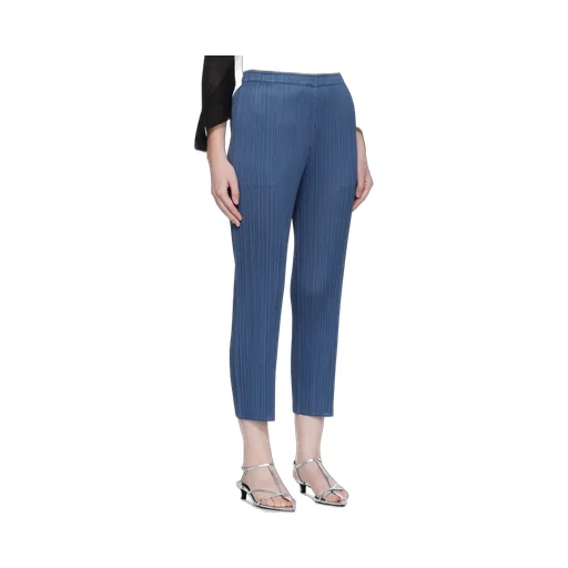 Pleated Straight Trousers