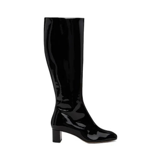 50Mm Marty Patent Calf Leather Knee-High Boots