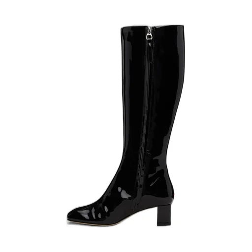50Mm Marty Patent Calf Leather Knee-High Boots