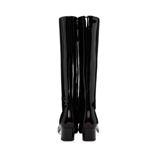 50Mm Marty Patent Calf Leather Knee-High Boots