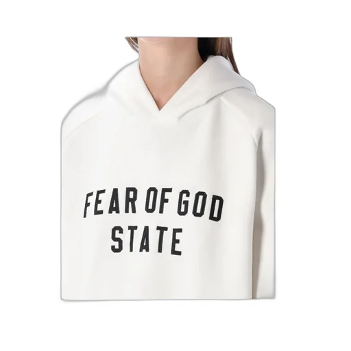 Fear Of God Essentials Logo Printed Hoodie