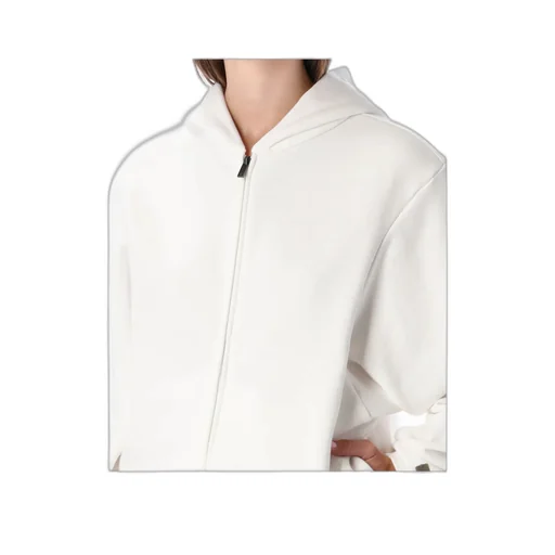 Fear Of God Essentials Logo Printed Zipped Hoodie