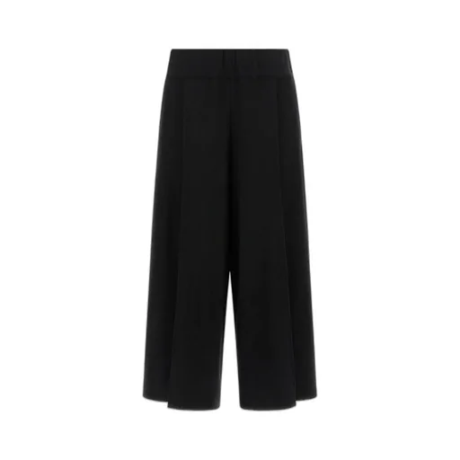 Issey Miyake Wide-Leg Cropped Trousers