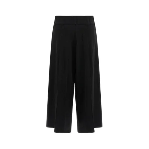 Issey Miyake Wide-Leg Cropped Trousers