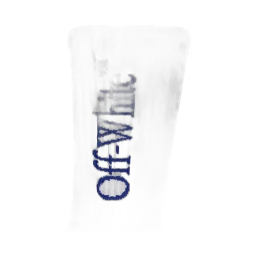 Off-White Logo Intarsia Knit Socks