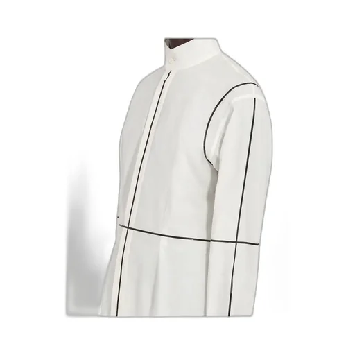 Mm6 Maison Margiela Panelled Long Sleeved Shirt