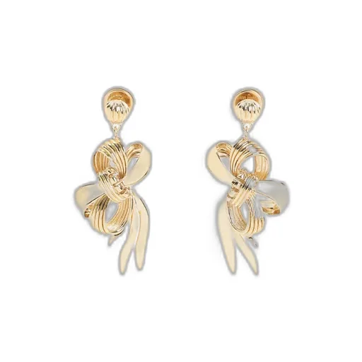 Metal Bow Earrings